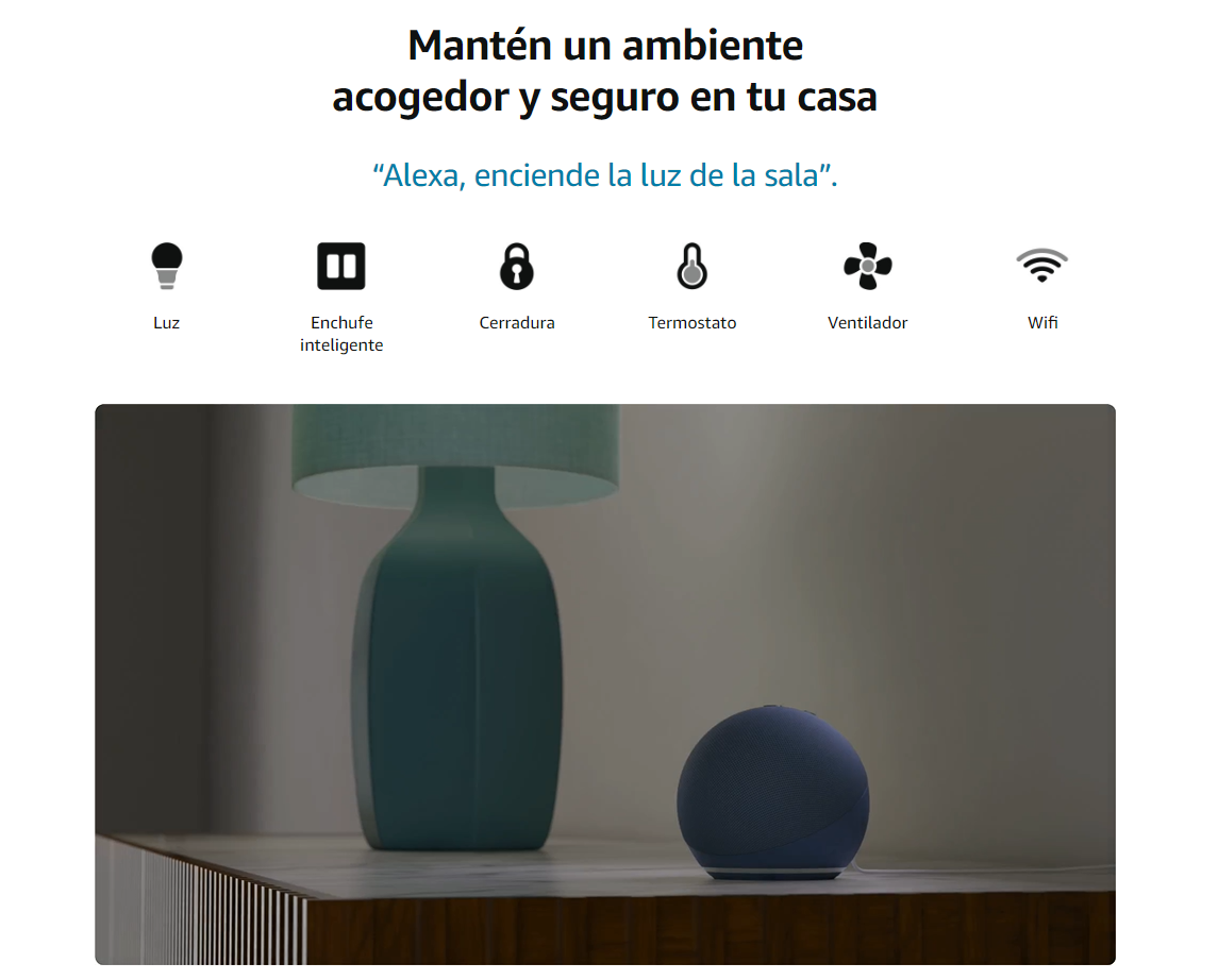 Amazon Alexa Echo Dot 5ta Generación, Bocina Inteligente Negro Carbón - Imagen 10