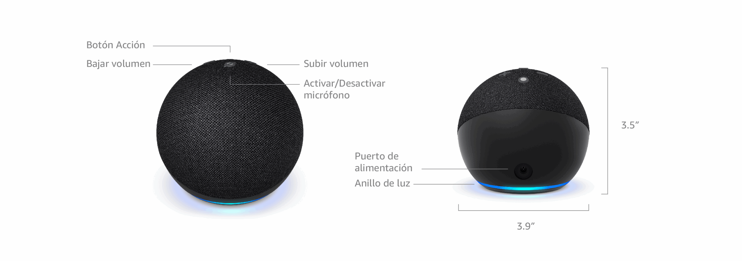 Amazon Alexa Echo Dot 5ta Generación, Bocina Inteligente Negro Carbón - Imagen 11