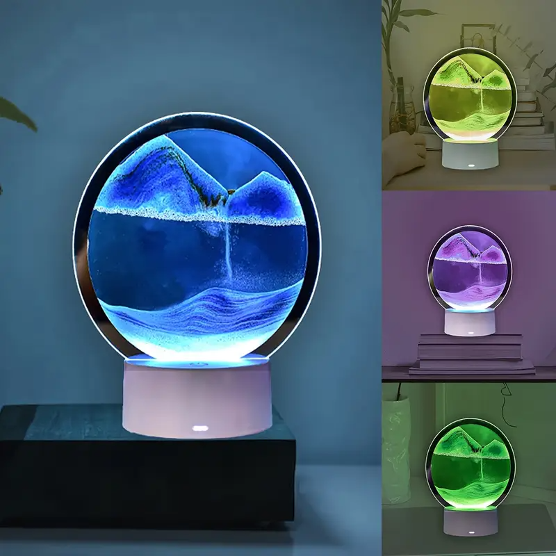 Lámpara de Arte de Arena 3D con Control Táctil - Imagen 11