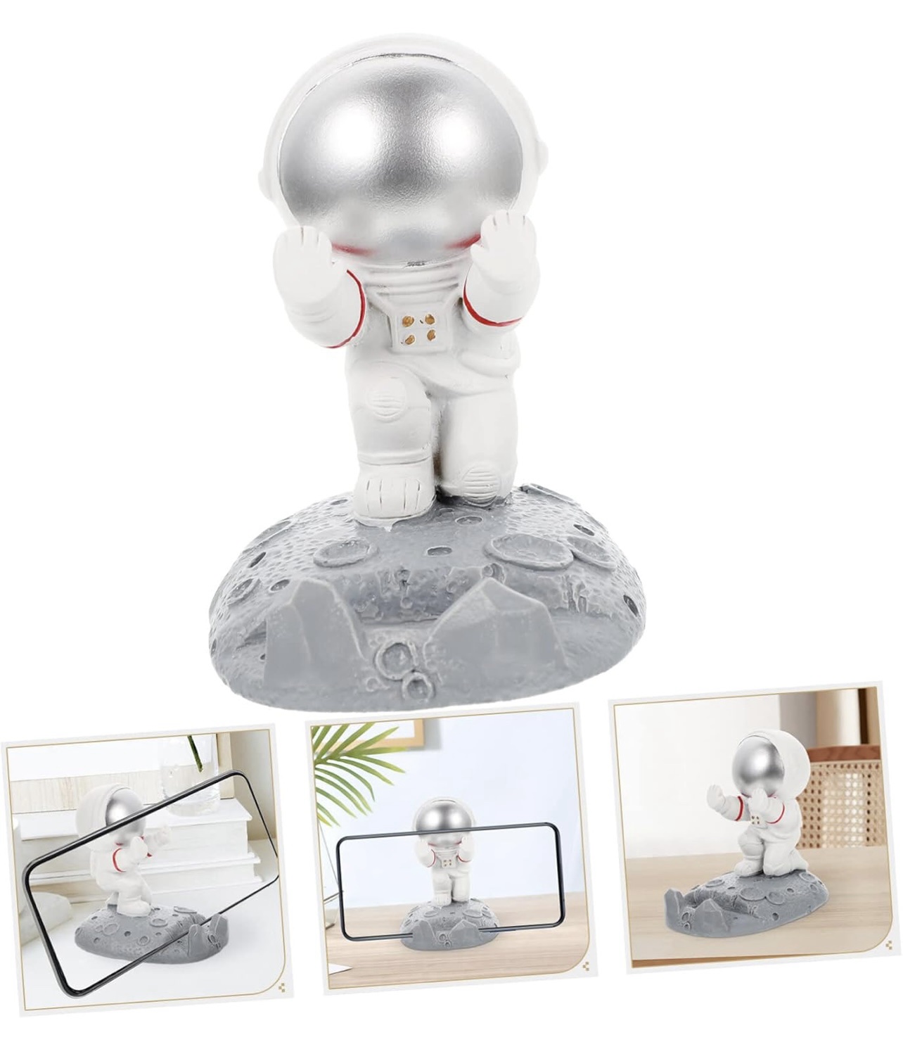 Soporte para teléfono y tablet con diseño de astronauta hecho de Resina de polietileno - Imagen 11