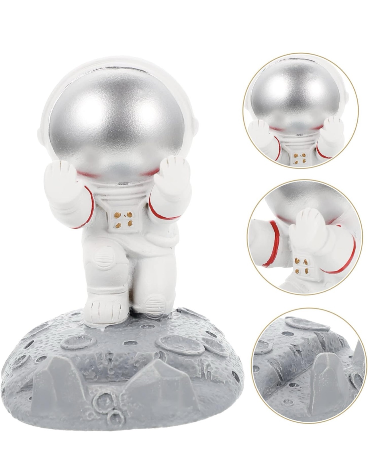 Soporte para teléfono y tablet con diseño de astronauta hecho de Resina de polietileno - Imagen 12