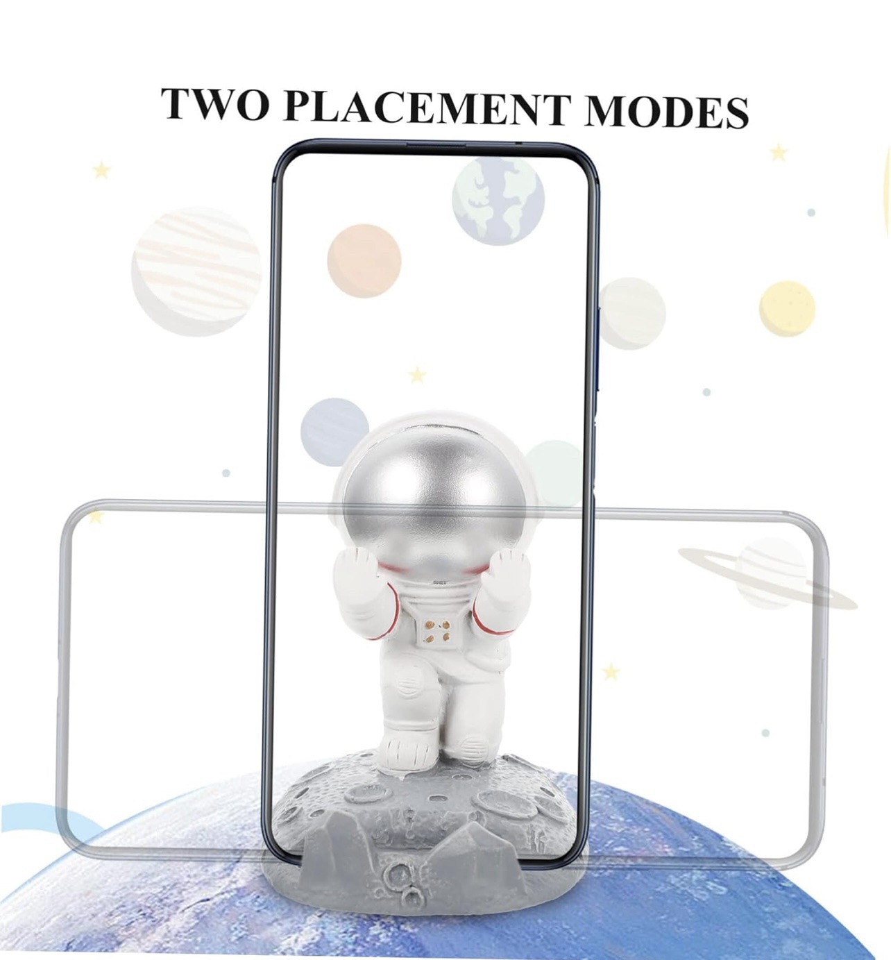 Soporte para teléfono y tablet con diseño de astronauta hecho de Resina de polietileno - Imagen 15
