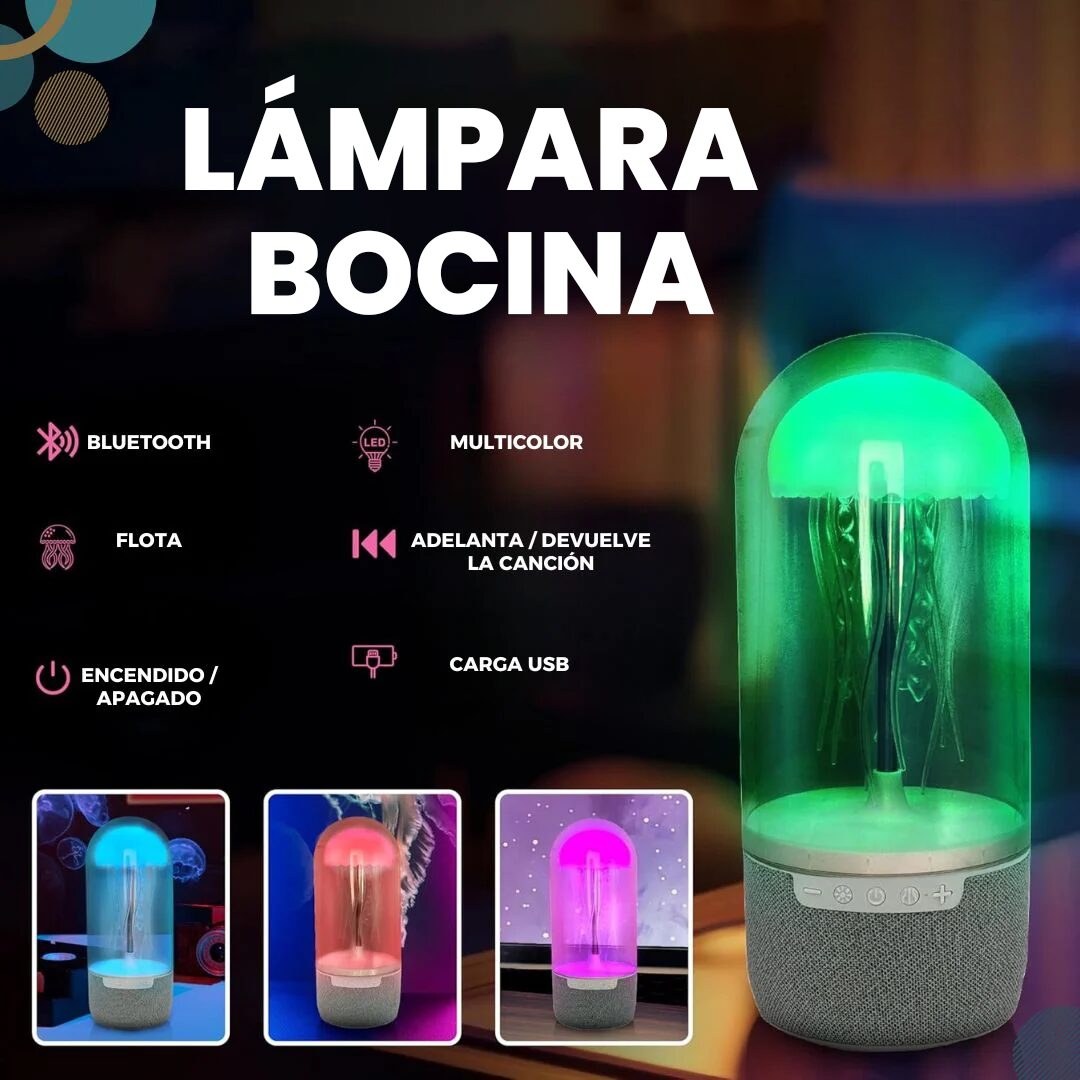 Lámpara Medusa LED con Bocina - Imagen 2