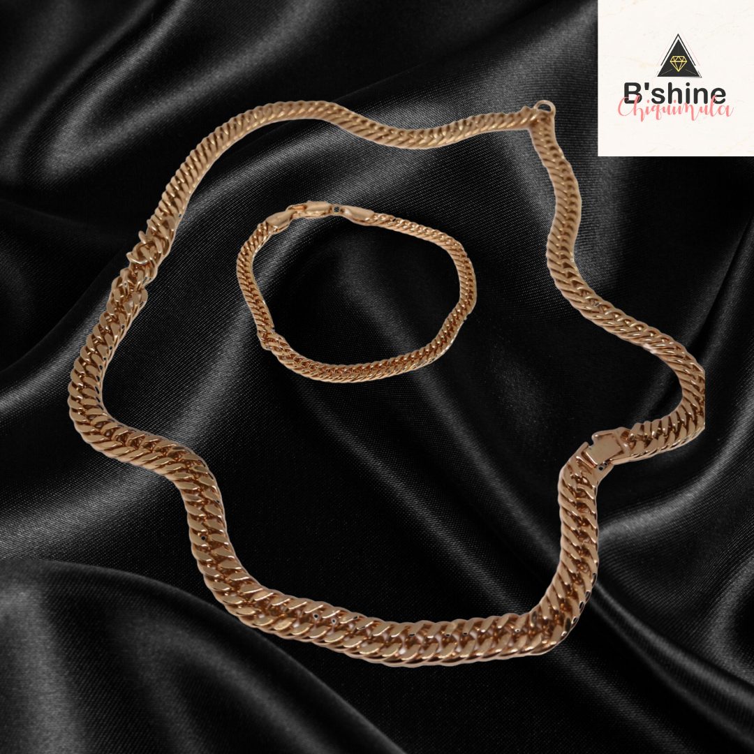 Set eslabón barbado