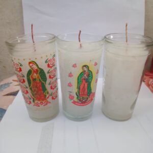 Veladora de la virgen de guadalupe