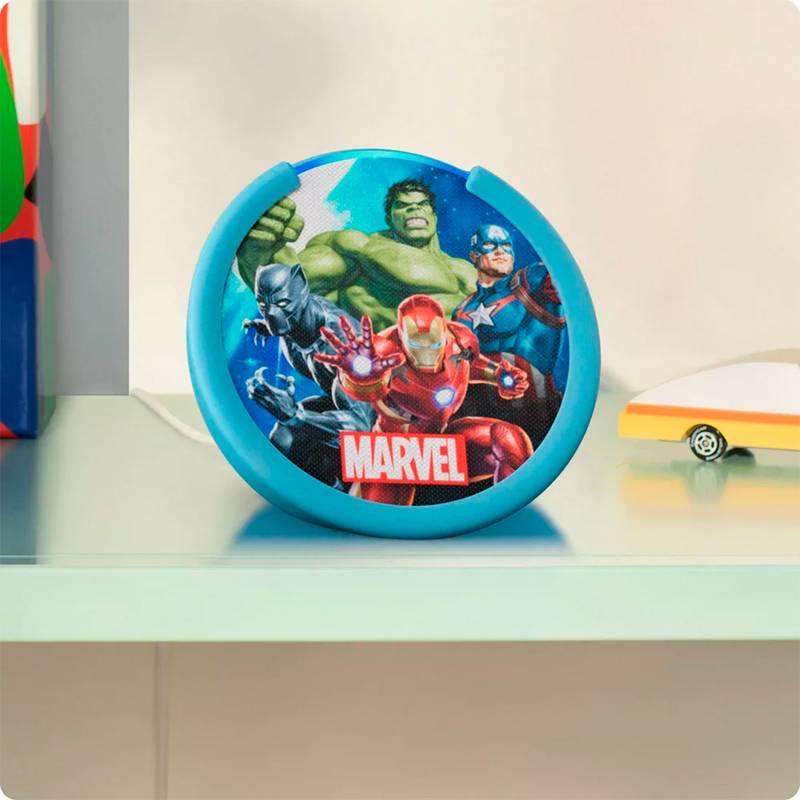Bocina Inteligente Amazon Alexa Echo Pop Kids Marvel - Imagen 5