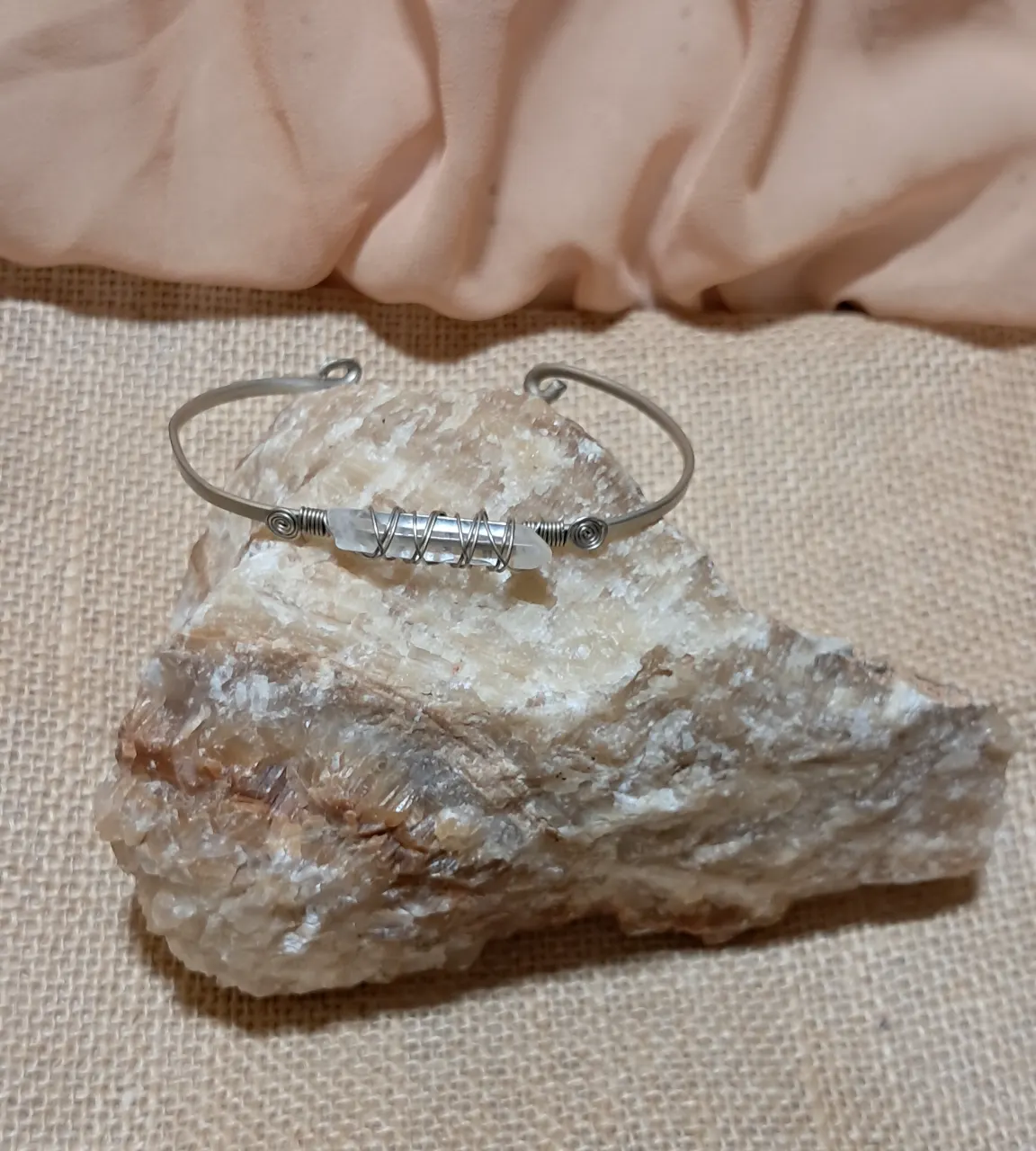 Pulsera de cuarzo cristal