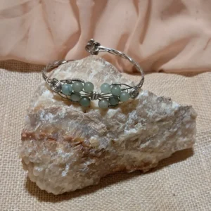 Pulsera de cuarzo verde